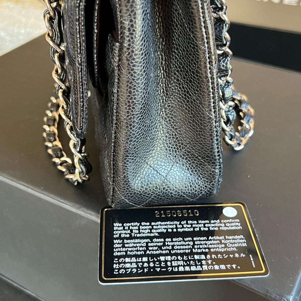 Chanel Classic Double Flap in Medium Caviar Leather 11 Series FULL SET PRISTINE - Picture 8 of 16